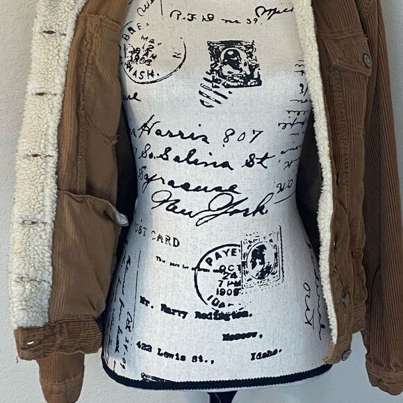 Kensie Jeans Faux Sharpe Collar Jacket - Picture 10 of 10